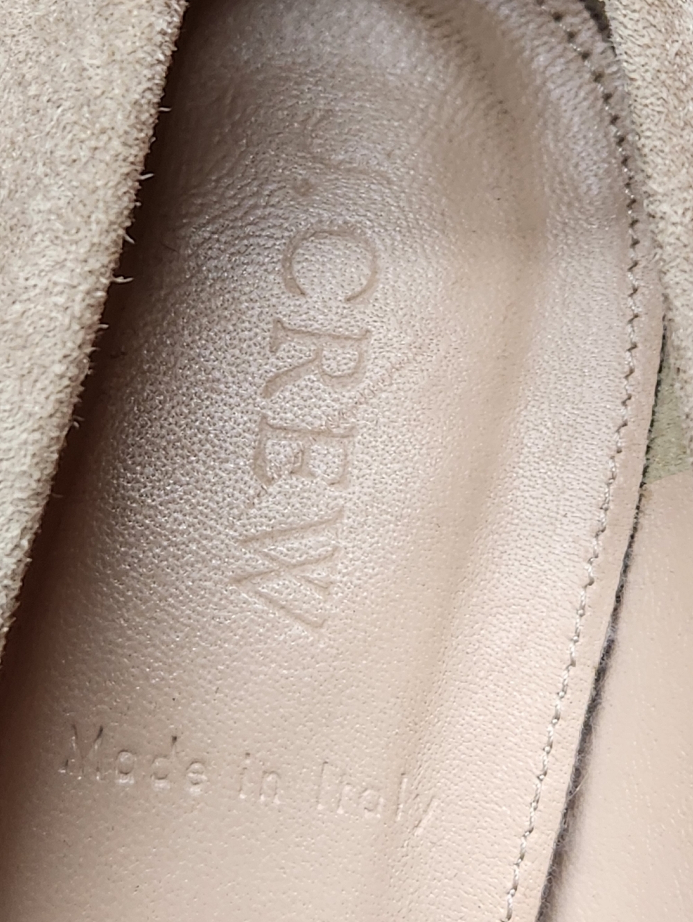 J.Crew Suede Pumps Womens‎ 9.5 Beige Pointed Toe Heels Italy - Picture 4 of 9